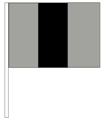bandierina rigata grigio nera bandierina rigata grigio nera