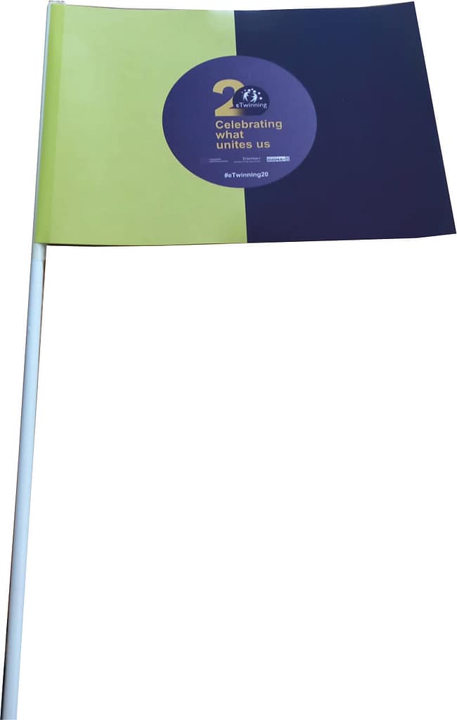 Bandierina Riciclata eTwinning personalizzata Bandierina Riciclata eTwinning
