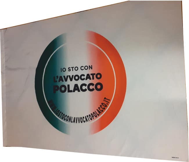 bandiere per liste elettorali Avvocato Polacco personalizzate bandiere per liste elettorali Avvocato Polacco