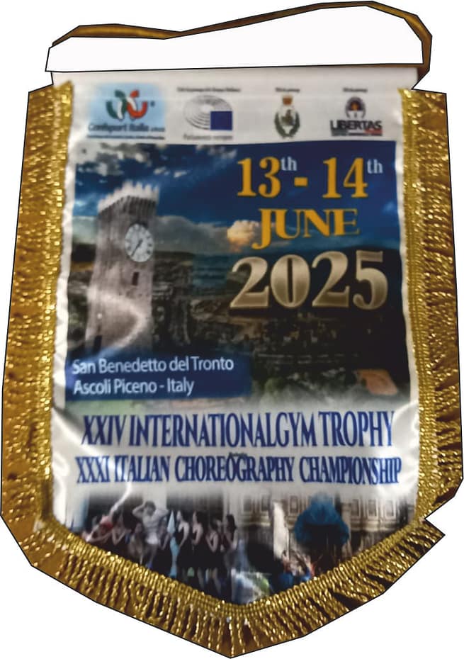 Gagliardetto con foto International Gym personalizzato Gagliardetto con foto International Gym
