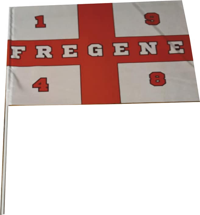 bandierina Fregene personalizzata in tessuto bandierina Fregene personalizzata