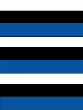 Scaldacollo a bande bianco nero azzurro Scaldacollo bianco nero azzurro