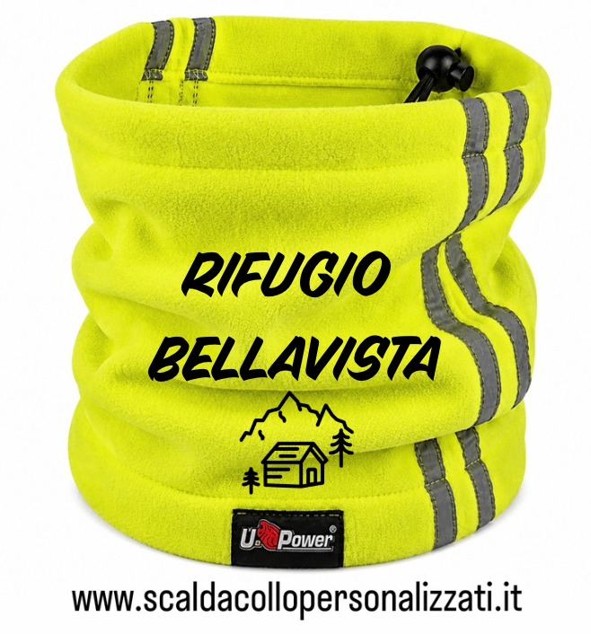 scaldacollo alta visibilità rifugio bellavista giallo scaldacollo alta visibilità rifugio bellavista
