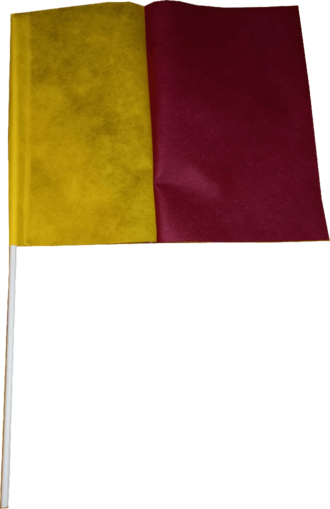bandierine per coreografie stadio giallo amaranto bicolori bandierine per coreografie stadio giallo amaranto