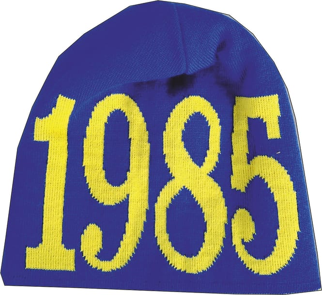 Cuffie jacquard double Ivrea 1985 Cuffie jacquard double 1985