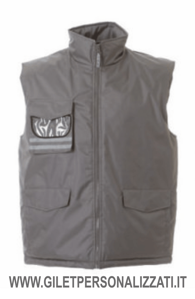 gilet grigio imbottito gilet grigio imbottito