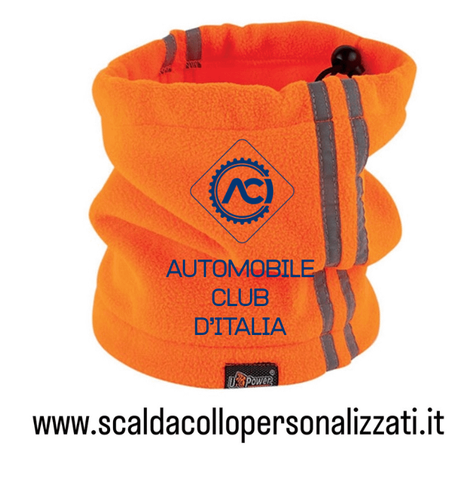 scaldacollo alta visibilità ACI PERSONALIZZATO scaldacollo alta visibilità ACI