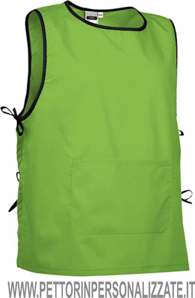 pettorina verde con tasche pettorina verde con tasche