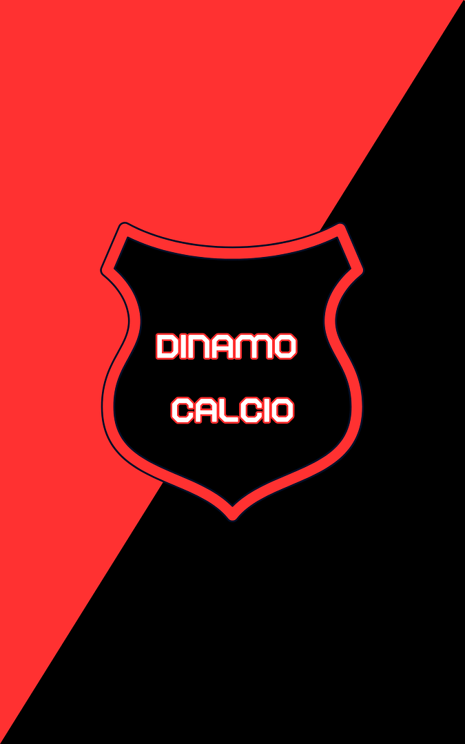 SCALDACOLLO IN PILE DINAMO CALCIO ROSSO NERO SCALDACOLLO IN PILE DINAMO CALCIO