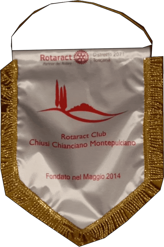 GAGLIARDETTI standard medi personalizzati rotaract chianciano GAGLIARDETTI standard medi rotaract chianciano