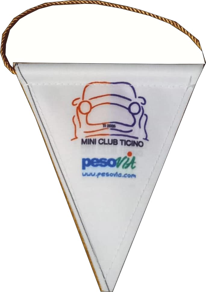 Gagliardetto Standard Auto Pesovia personalizzato Gagliardetto Standard Auto Pesovia