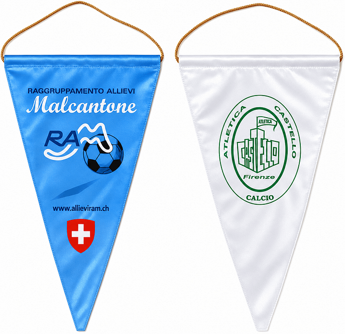 Gagliardetti Senza Frangia Personalizzati Gagliardetti Senza Frangia