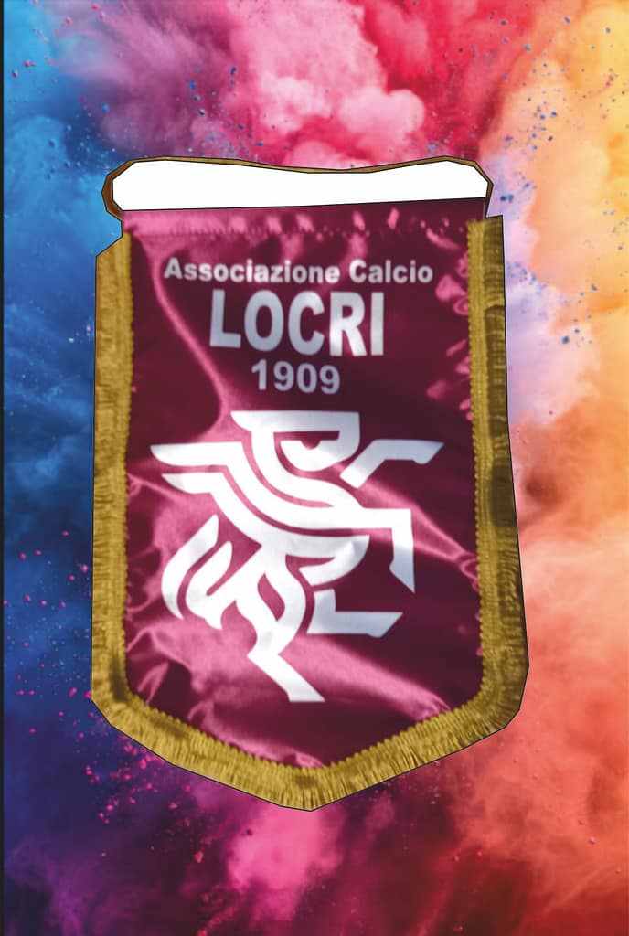 gagliardetto standard gigante locri calcio gagliardetto standard locri calcio