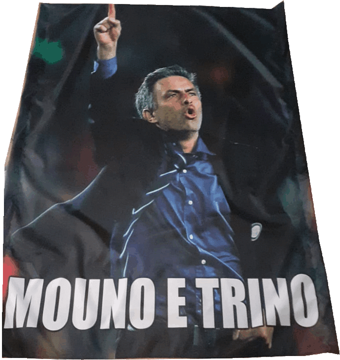 pezze da stadio con foto personalizzate Mourinho pezze da stadio con foto Mourinho