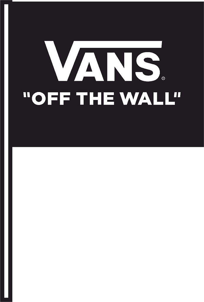 bandierine con astina personalizzate vans BANDIERINE con astina vans