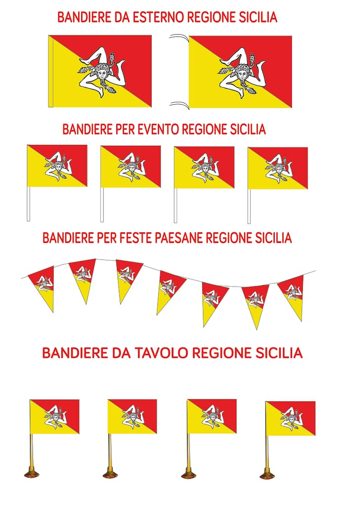 bandiere regione sicilia bandiera regione sicilia
