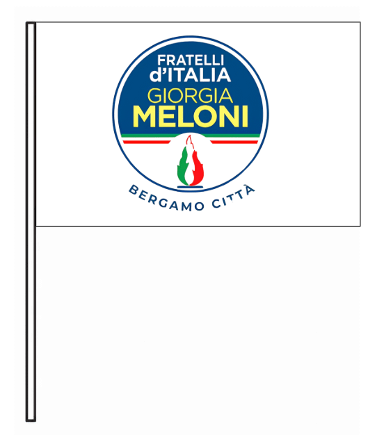 bandiere per partito fratelli d'italia bergamo città personalizzata bandiere per partito fratelli d'italia bergamo città