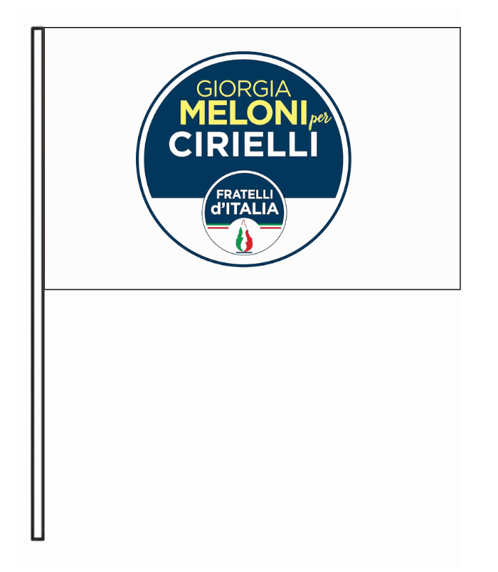 BANDIERE PER PARTITO fratelli d'italia cirielli BANDIERE PER PARTITO fratelli d'italia