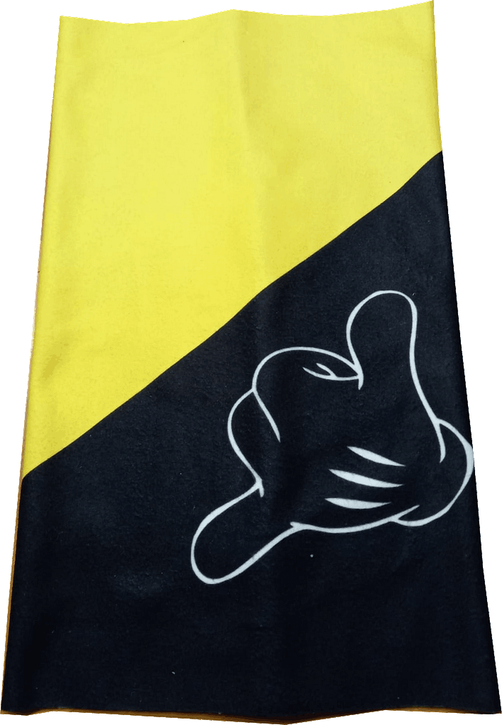 scaldacollo pile giallo nero scaldacollo pile giallo nero