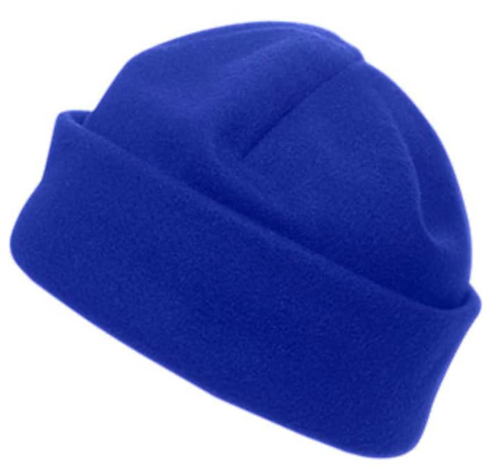 Berretti in pile Blu Royal
