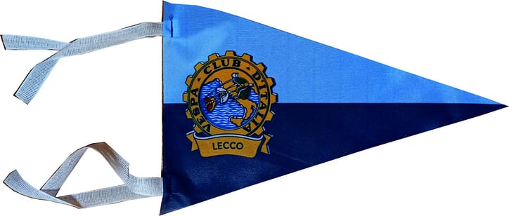Bandierina Triangolare Vespa Club Lecco personalizzata Bandierina Triangolare Vespa Club Lecco