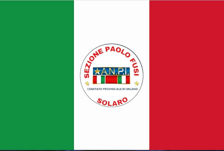 Bandiera Italiana Economica Anpi Solaro personalizzata Bandiera Italiana Economica Anpi Solaro