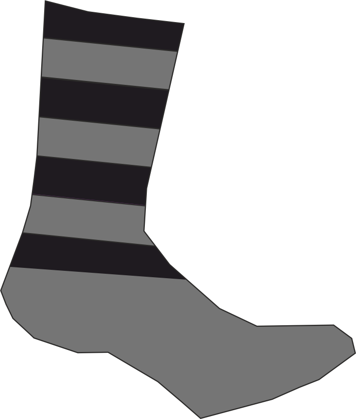calze RIGATE personalizzate sottili grigio nere calze rigate personalizzate grigio nere