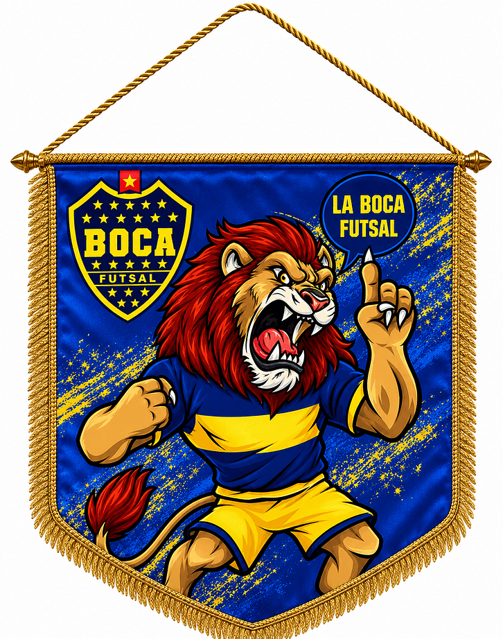 gagliardetto piccole quantità Boca Calcio Femminile personalizzato gagliardetto piccole quantità Boca Calcio Femminile