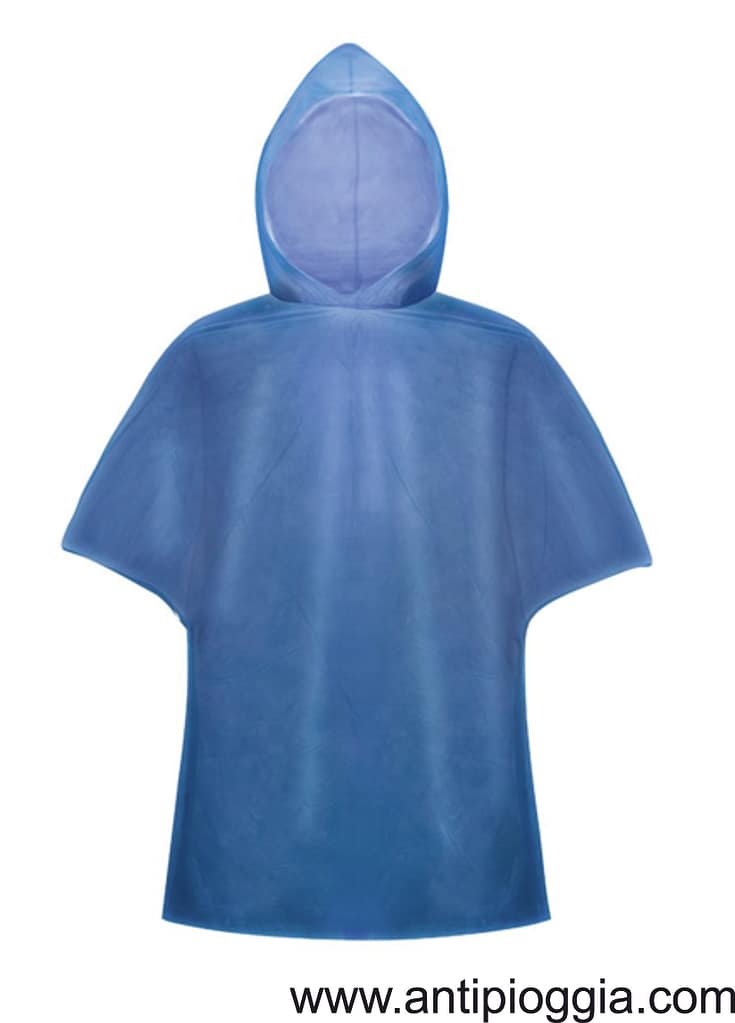 Poncho Impermeabile Monouso Blu Poncho Impermeabile Blu