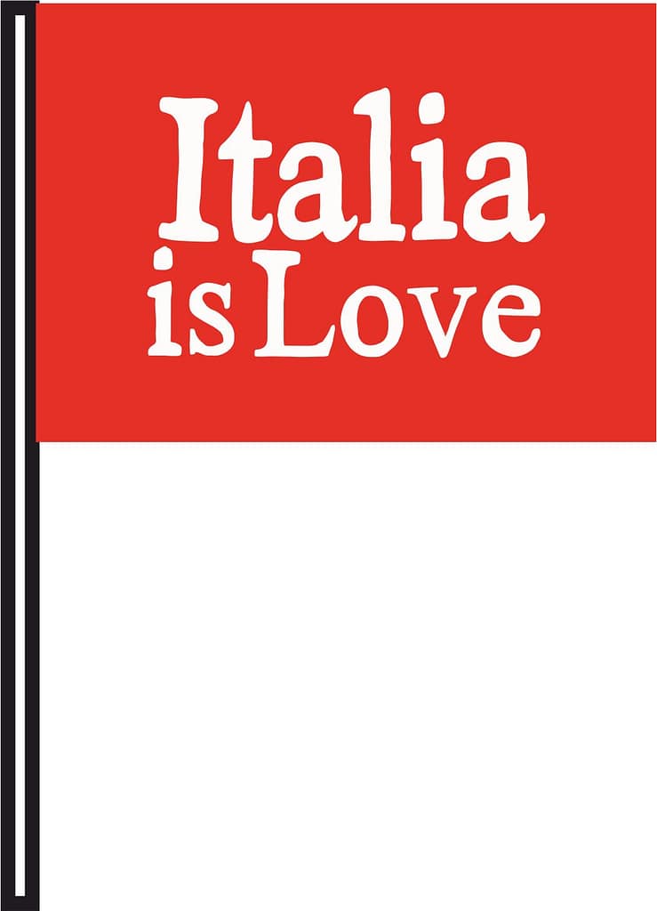 bandiera italia is love bandiera italia is love