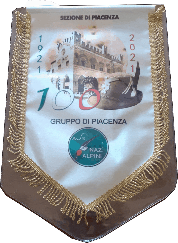 gagliardetto piacenza alpini busta gagliardetto piacenza alpini busta