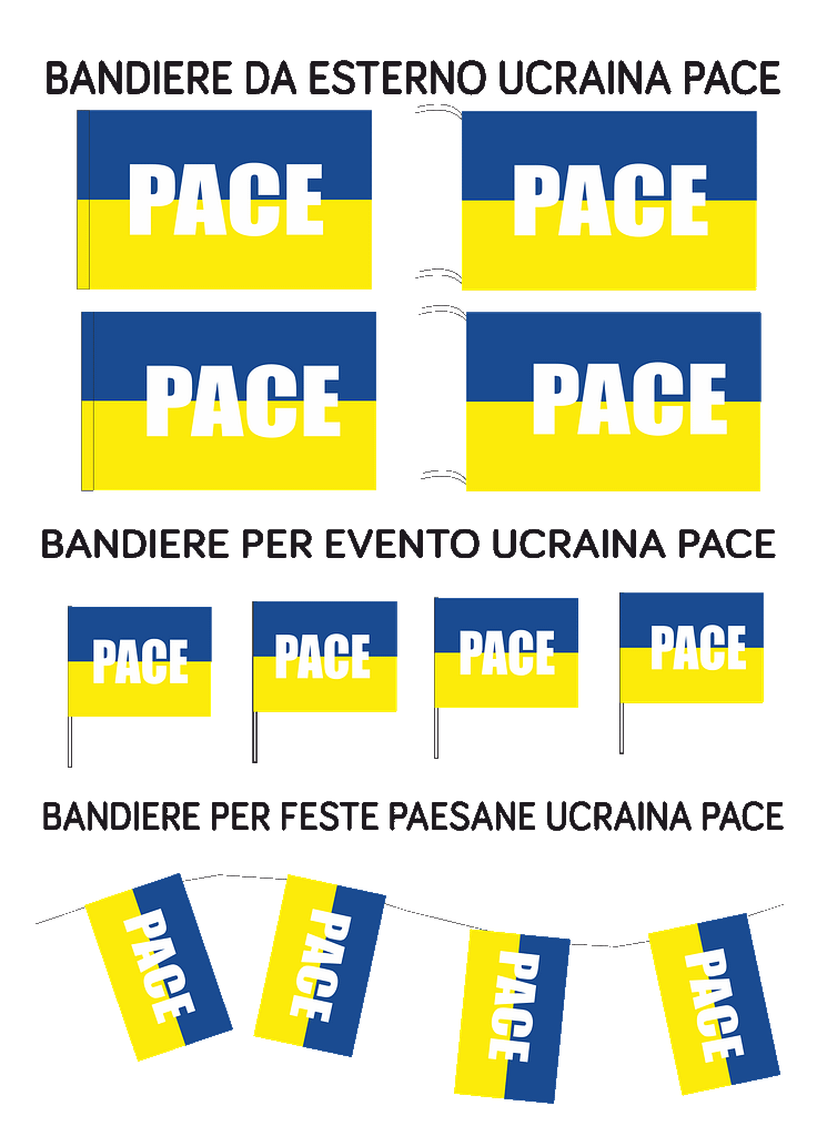 bandiere ucraina pace bandiere ucraina pace