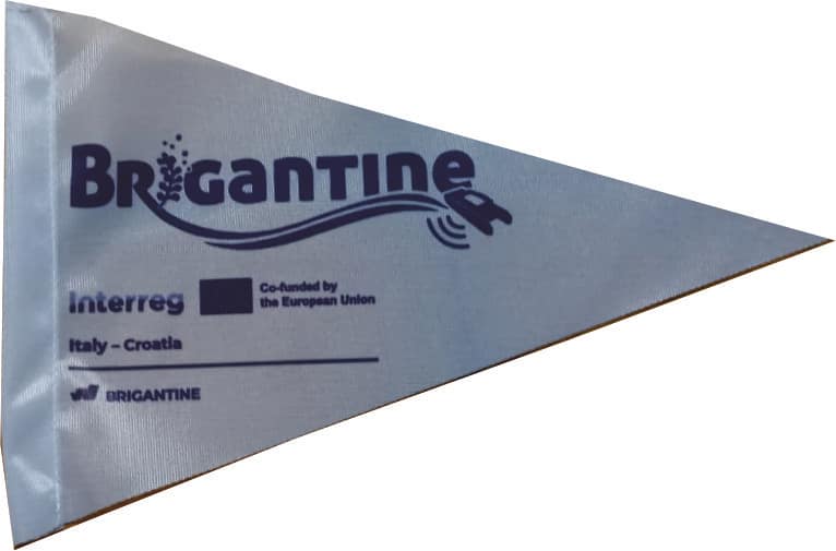Bandierina Triangolare Brigantine personalizzata Bandierina Triangolare Brigantine