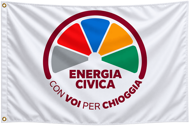 bandiere in poliestere riciclato Energia Civica Personalizzata bandiere in poliestere riciclato Energia Civica