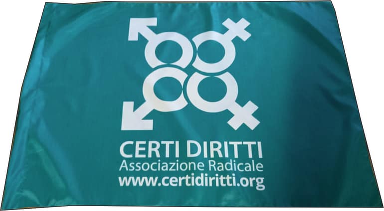 Bandiera per Liste Elettorali Certi Diritti personalizzata Bandiera per Liste Elettorali Certi Diritti