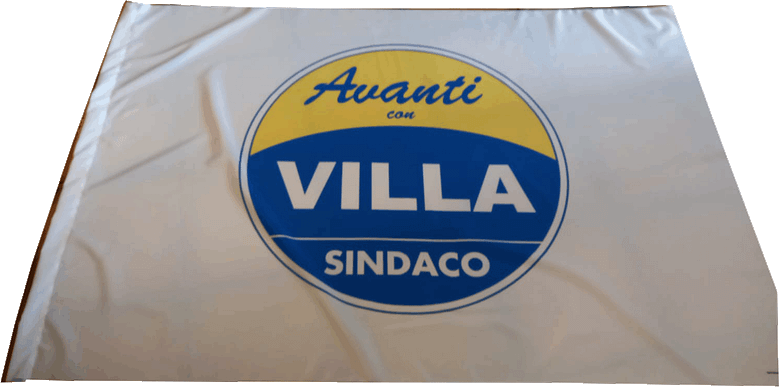 bandiere per liste elettorali Avanti Villa personalizzate bandiere per liste elettorali Avanti Villa