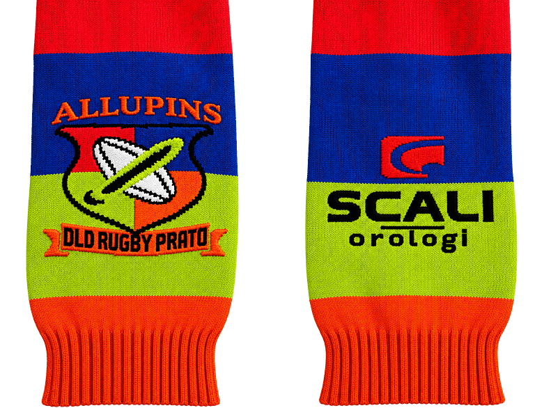 Particolare calze da rugby Allupins Particolare calze Allupins