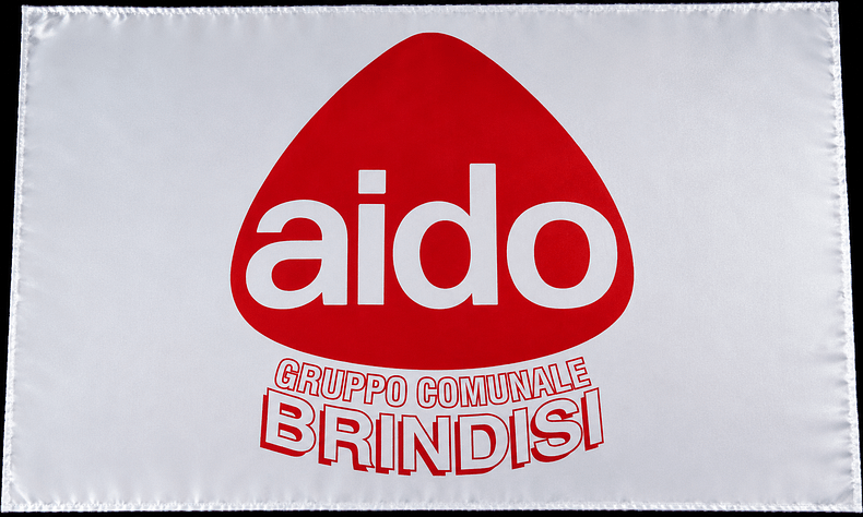 Bandiera Personalizzata Aido Brindisi Bandiera Economica Personalizzata Aido Brindisi