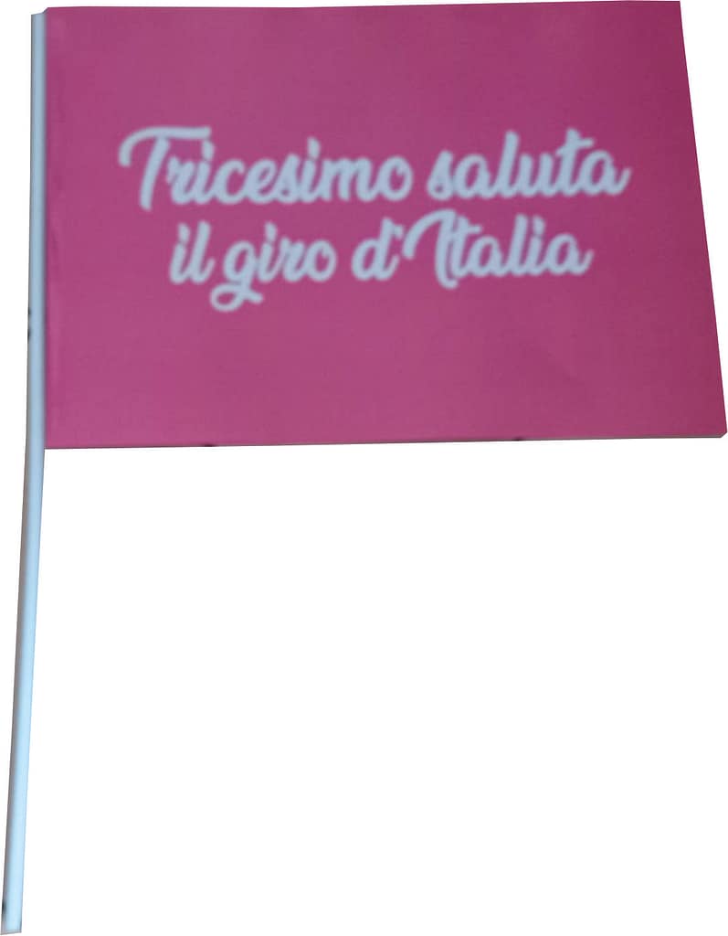Bandierina per Giro d' Italia Tricesimo Personalizzata Bandierina per Giro d' Italia Tricesimo