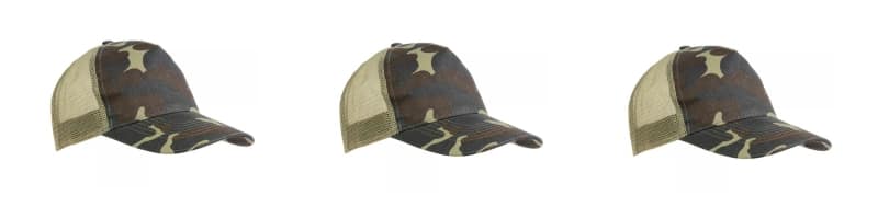 cappello mimetico con rete cappello mimetico con rete