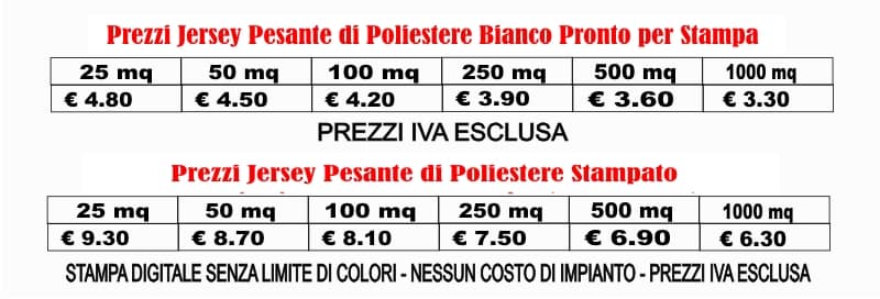 prezzi jersey pesante di poliestere bianco pronto per stampa prezzi jersey pesante di poliestere bianco pronto per stampa