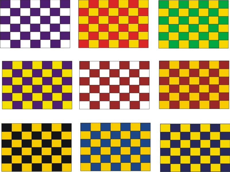 30 Bandiere Scozzesi A Mano - Bandierine 14x21cm Per Tifo E Decorazioni