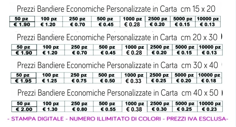 prezzi bandiere economiche per evento prezzi bandiere economiche per evento