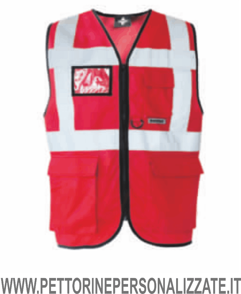 pettorina rossa di sicurezza pettorina rossa di sicurezza