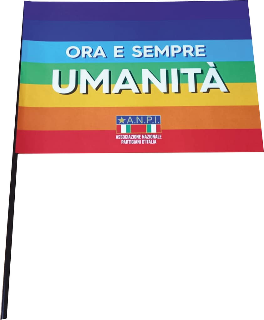 Bandierina eco compatibile Anpi personalizzata Bandierina eco compatibile Anpi