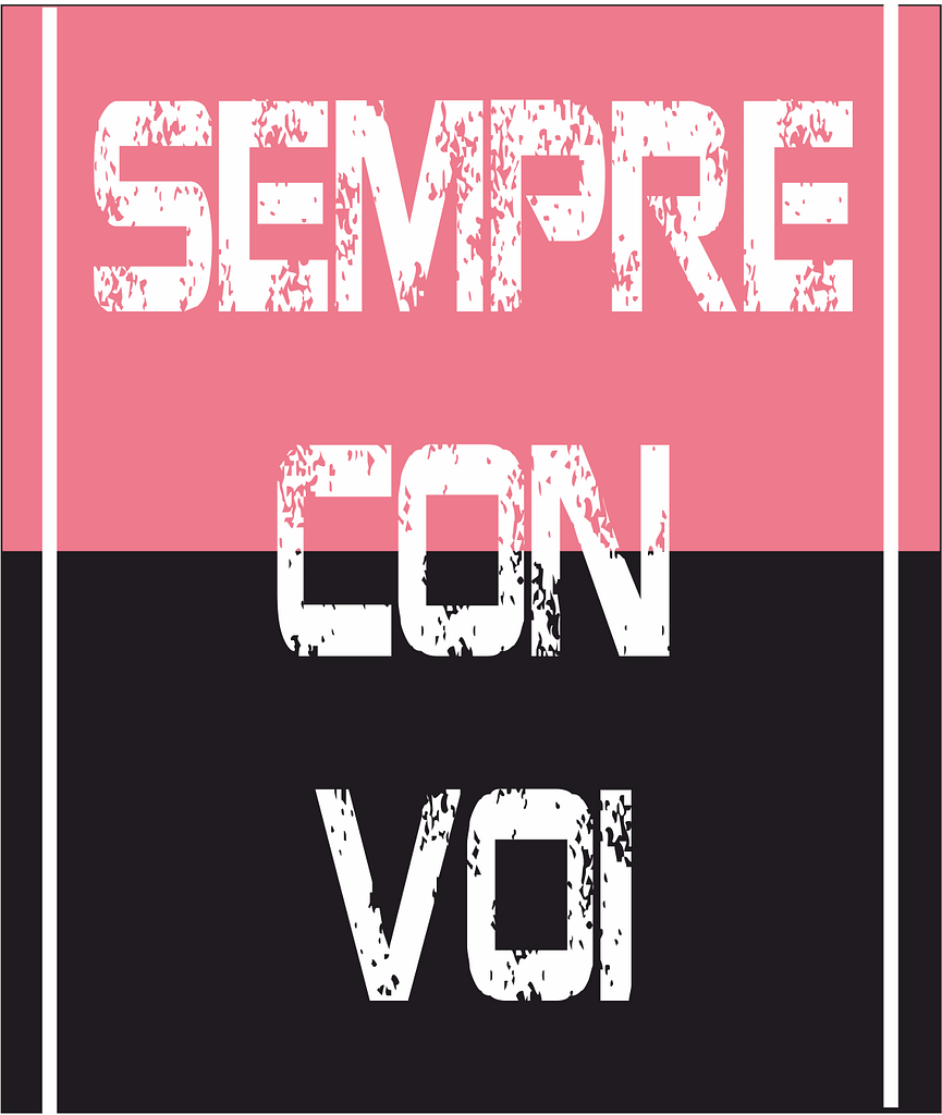 stendardo rosa nero sempre con voi stendardo rosa nero sempre con voi