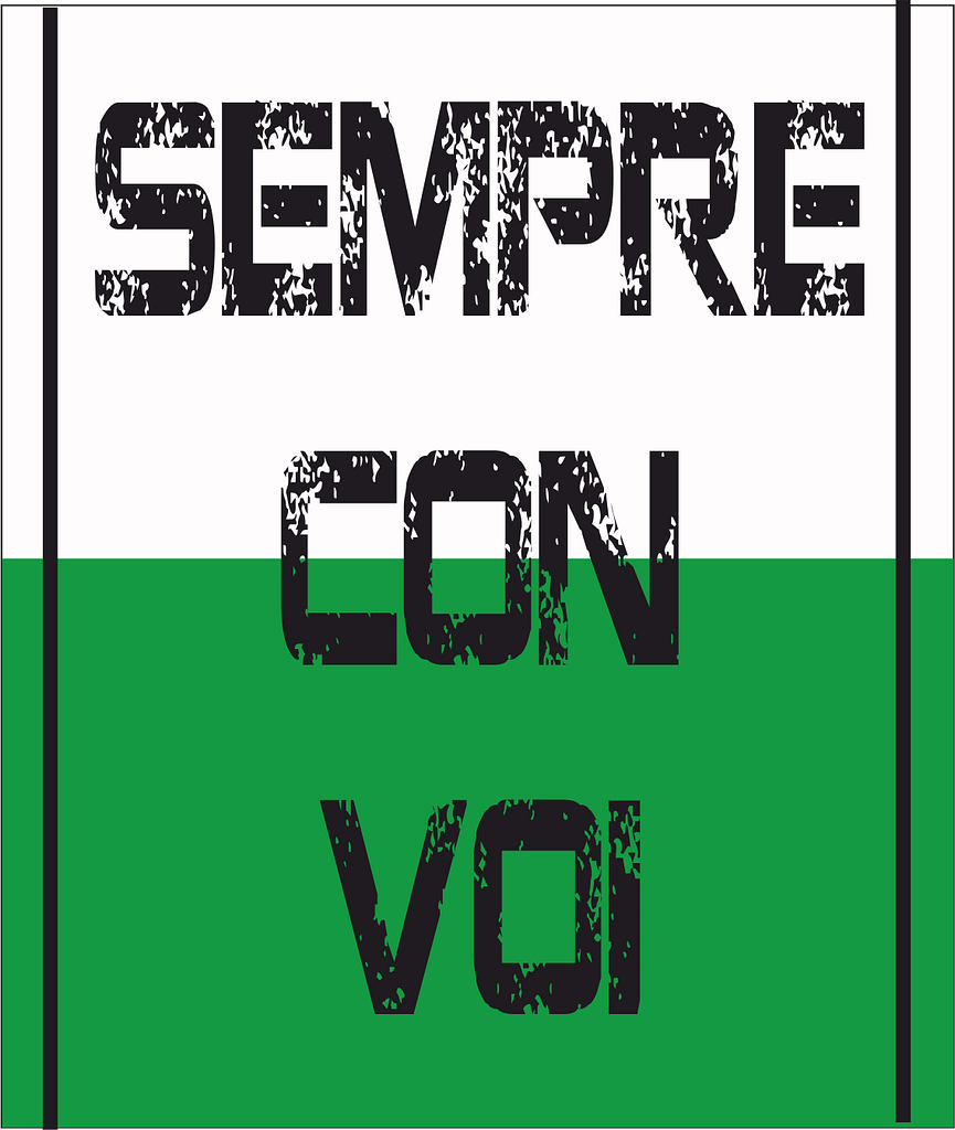 sempre con voi bianco verde sempre con voi bianco verde