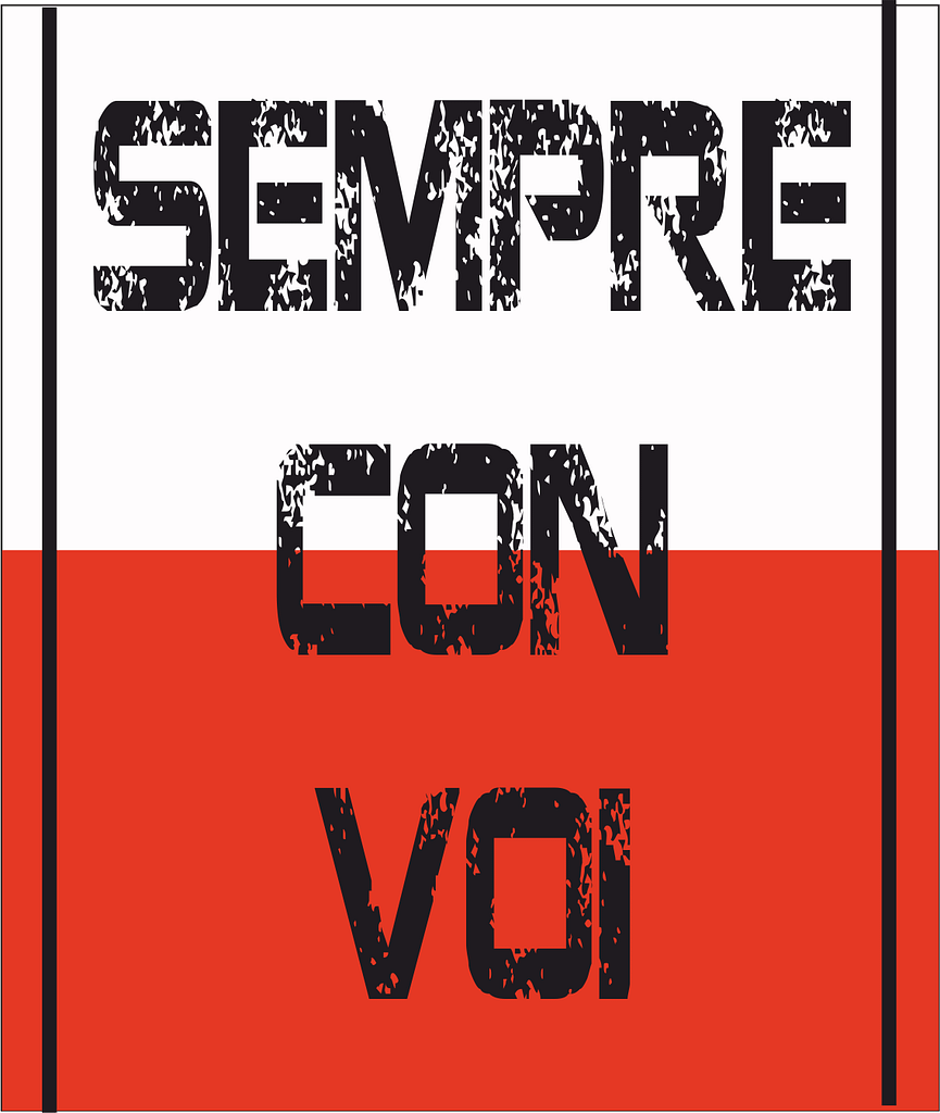 stendardo sempre con voi bianco rosso stendardo sempre con voi bianco rosso