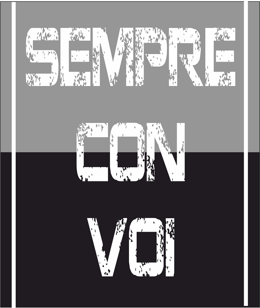 due aste sempre con voi grigio nero due aste sempre con voi grigio nero