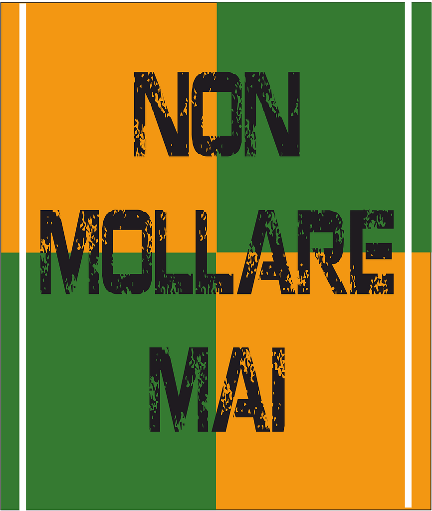 bandiera non mollare mai arancio verde bandiera non mollare mai arancio verde